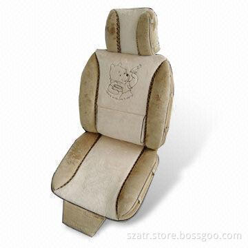 Car Cushion with Embroidered Logo, Available in Black, Blue, Gray and White